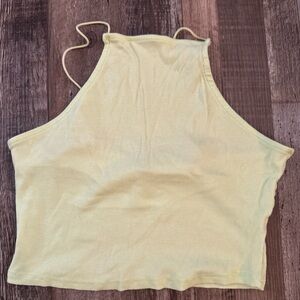 Pale Neon Green Crop Top